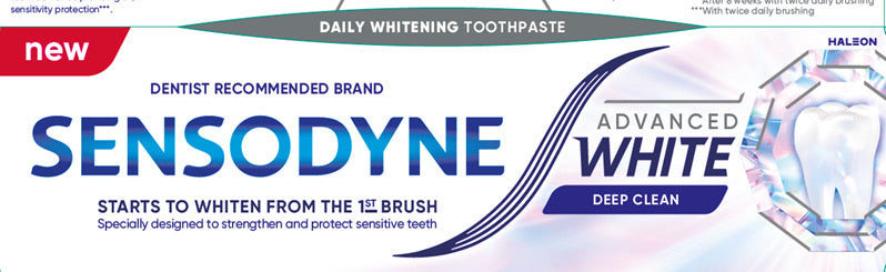SENSODYNE T/PASTE ADVANCED WHITE DEEP CLEAN 75 ML