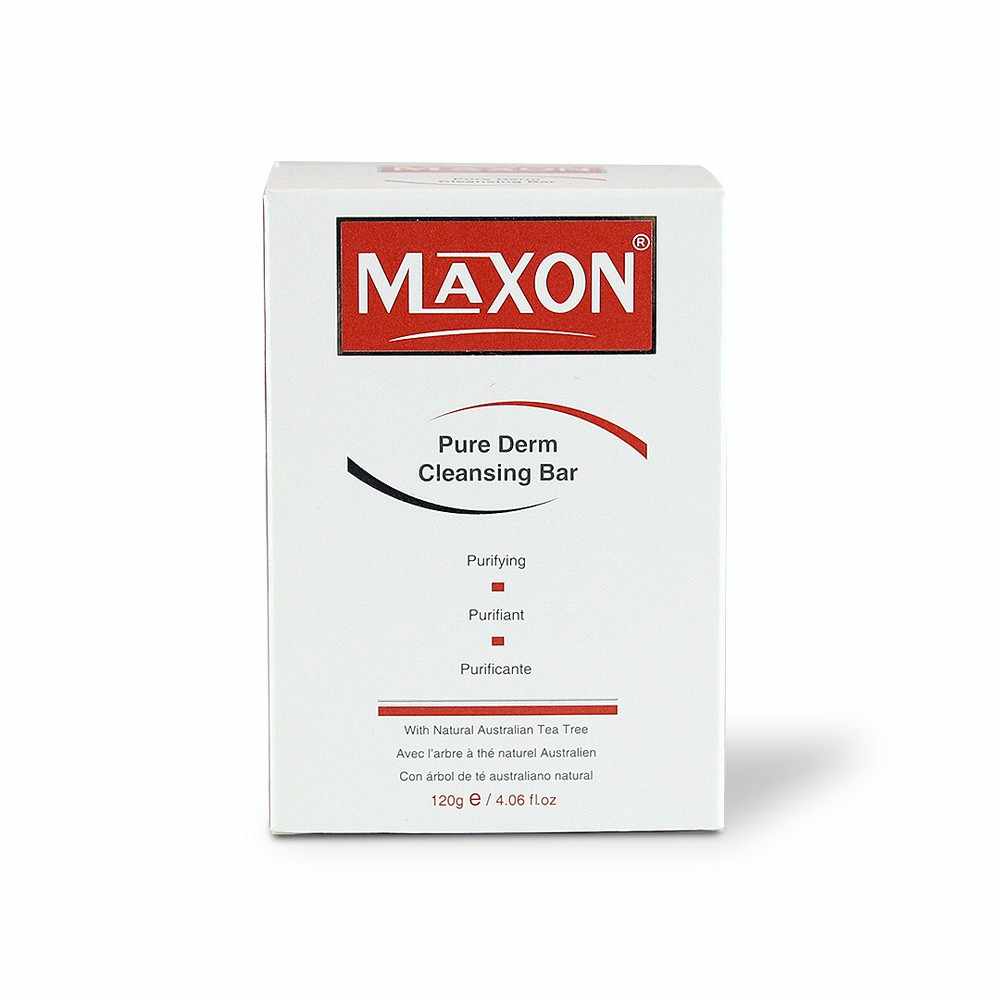 MAXON 0446 PURE DERM CLEANSING BAR 120G