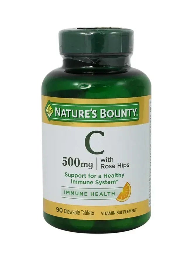 NB VIT C 500MG WITH ROSE HIPS IU 90,S