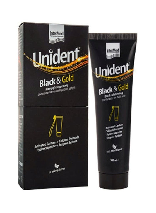 UNIDENT BLACK AND GOLD TOOTHPASTE 100ML