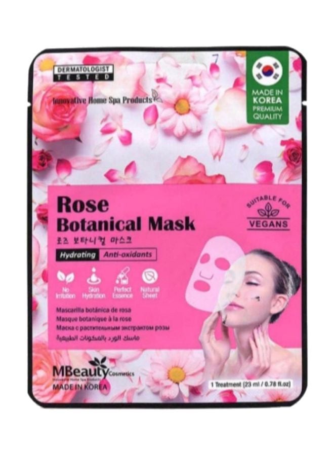 MBEAUTY ROSE BOTANICAL MASK 1S