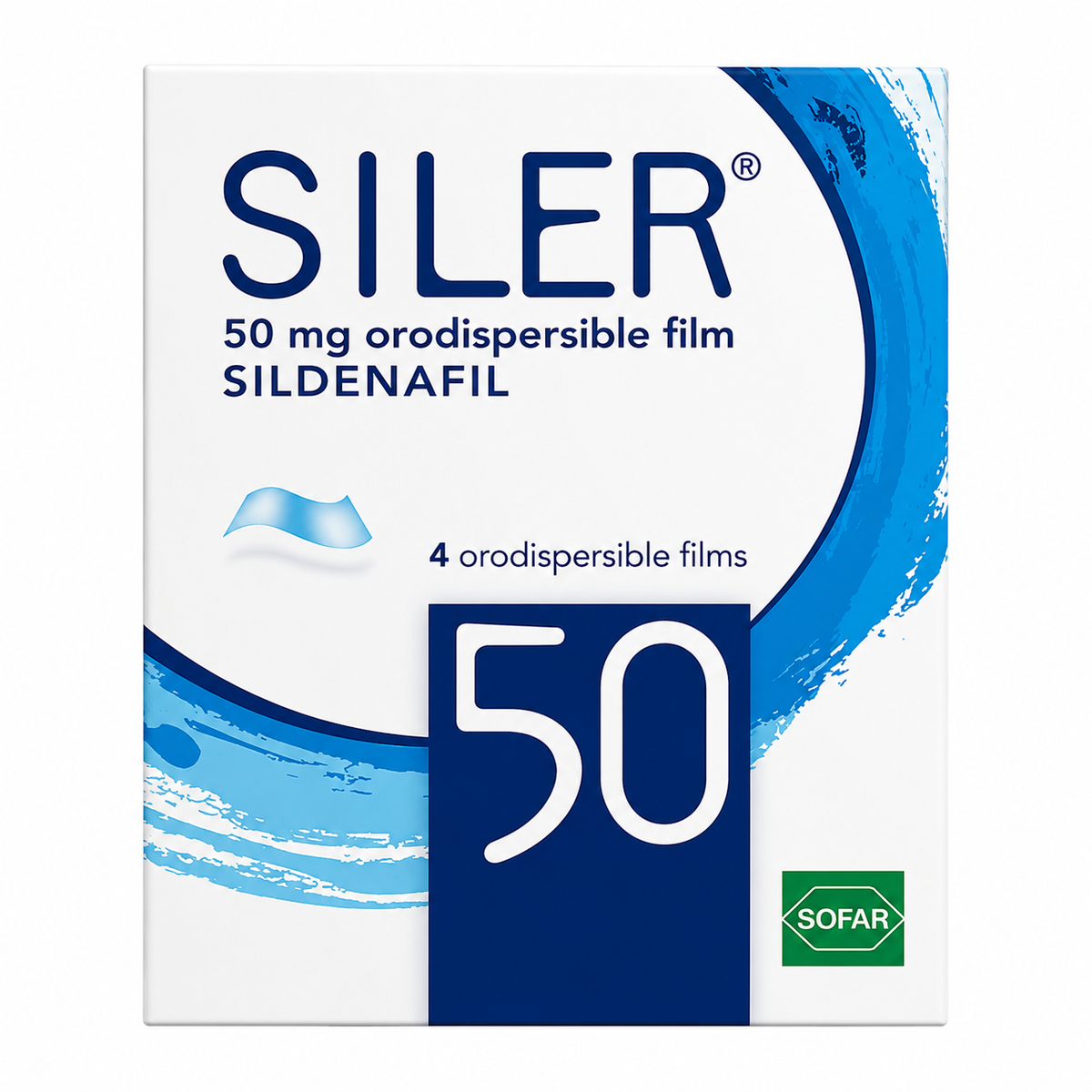SILER 50MG DISP TAB 4S