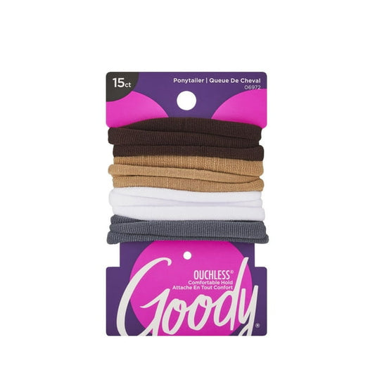 Goody Ouchless Ponytailer Java Bean, 15 Pieces