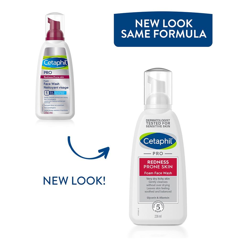 Cetaphil Pro Redness Prone Skin Foaming Face Wash 236 ml