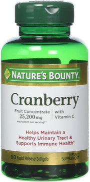NB CRANBERRY 25,200MG WITH VIT C SOFTGEL 60S
