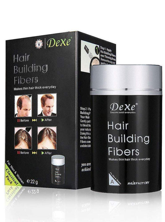 DEXE BLACK HAIR BUILDING FIBERS 22G