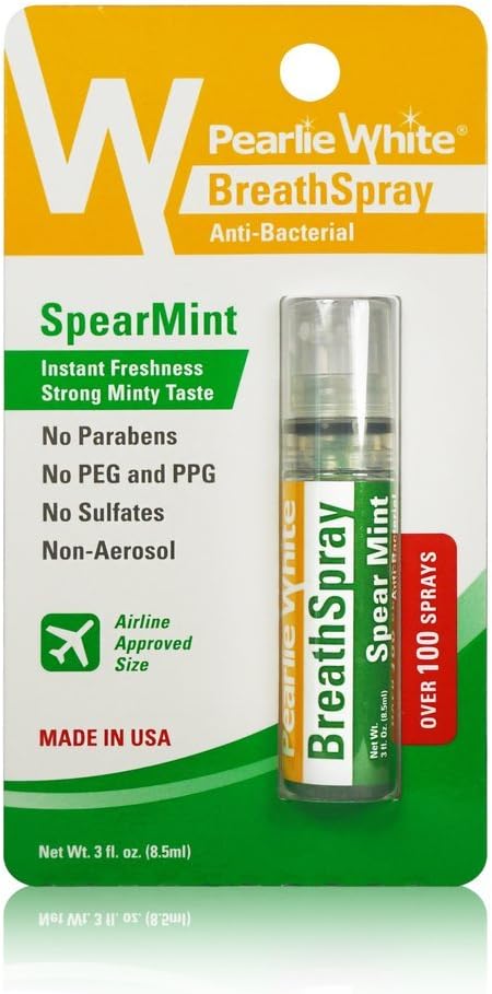 PEARLIE WHITE BREATH SPRAY - SPEARMINT 8.5ML