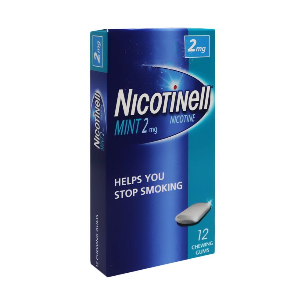 NICOTINELL GUM MINT 2MG 12'S