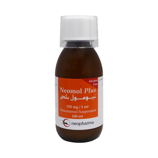 Neomol Plus Paracetamol Suspension 250mg 100 ml