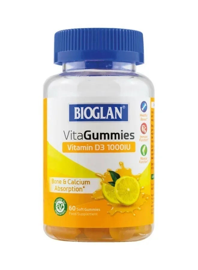 BIOGLAN VITAGUMMIES VITAMIN D3 1000IU 60S