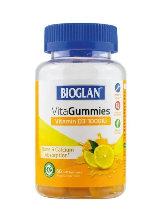 BIOGLAN VITAGUMMIES VITAMIN D3 1000IU 60S