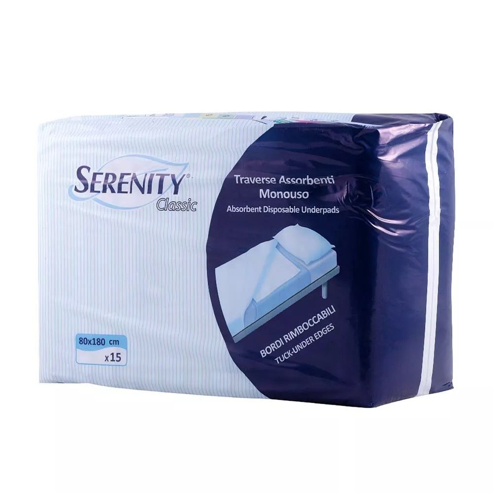 SERENITY 3764315 CLASSIC UNDER PADS 80 x 180-15'S