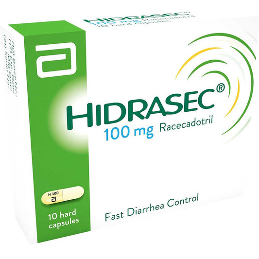 HIDRASEC 100MG CAPSULES 10S
