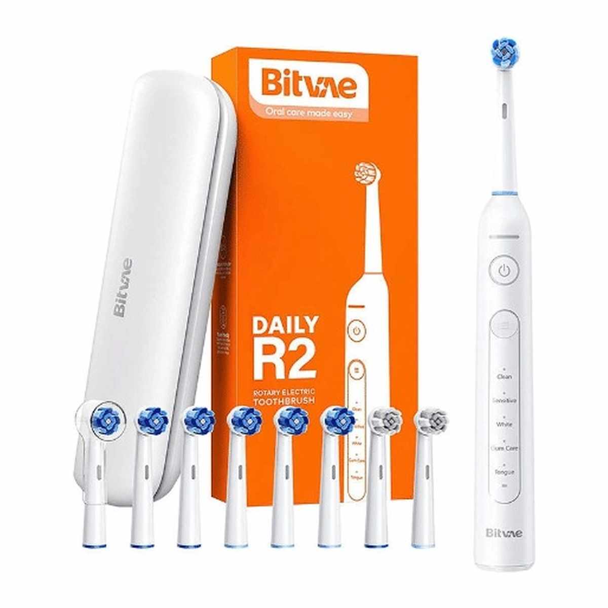 BITVAE R2 ELECTRIC WHITE TB+8HEADS+TRAVEL CASE