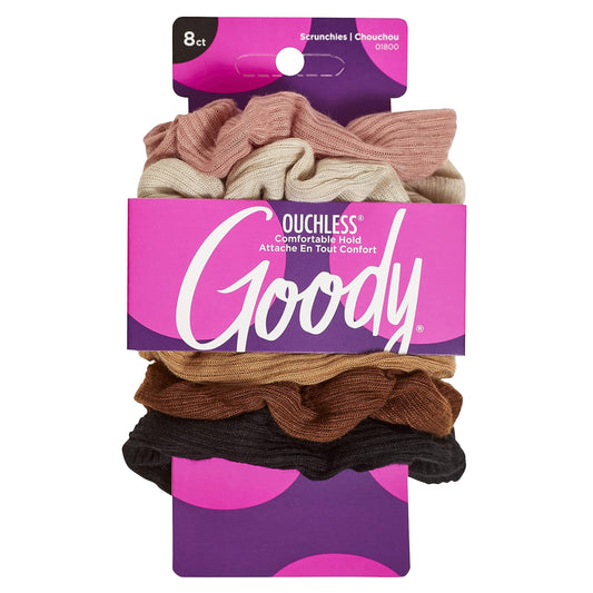 GOODY SCRUNCHIE RIBBED 8CT 1942248/3000122