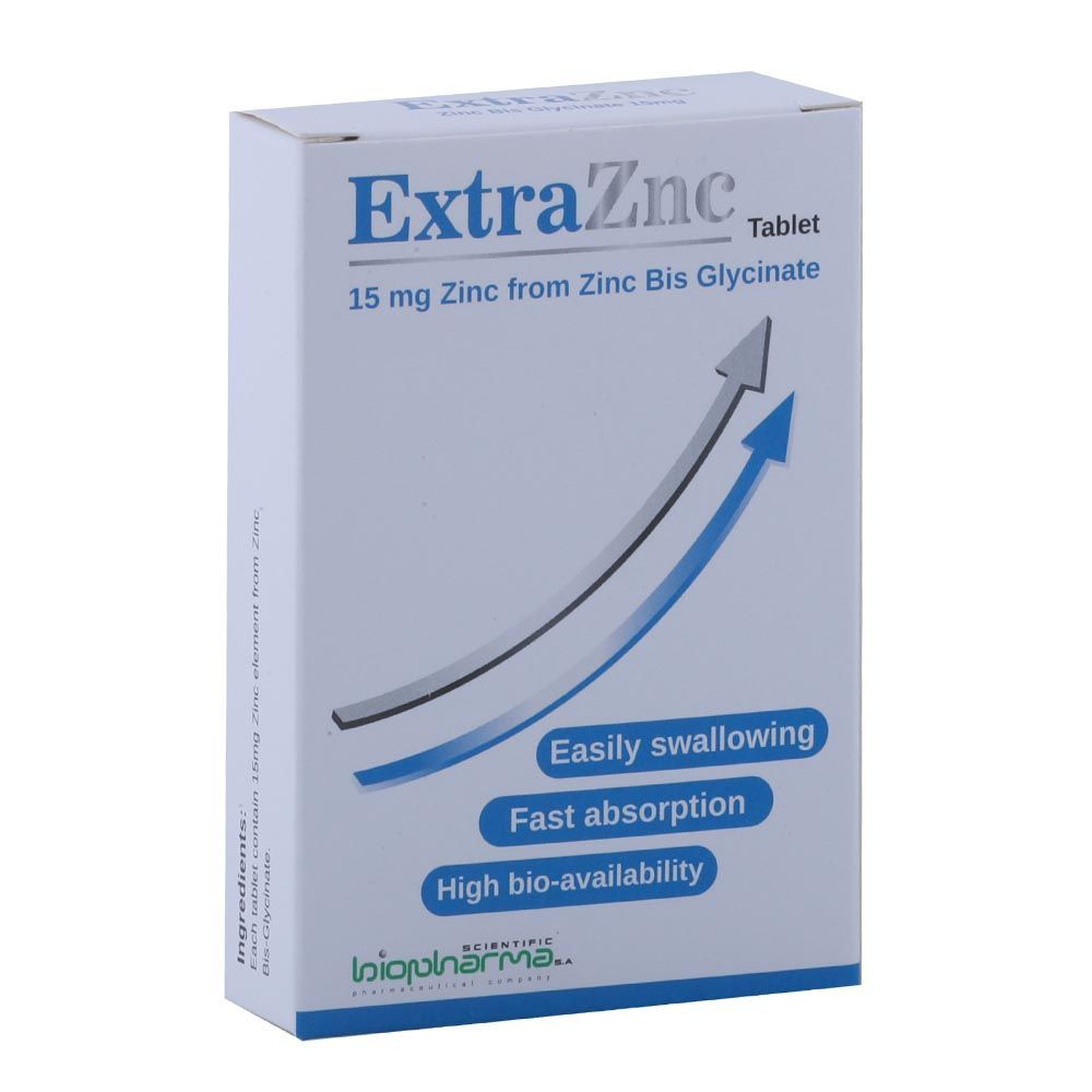 EXTRAZINC 15MG TAB 30,S