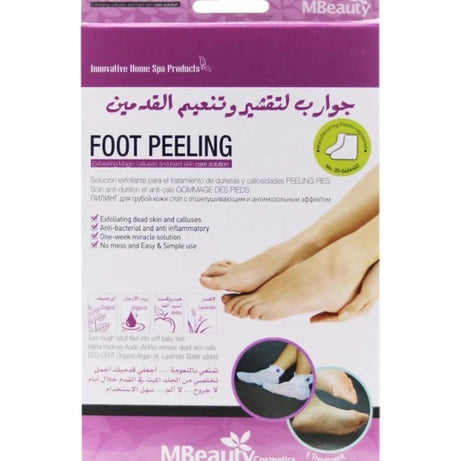 MBEAUTY FOOT PEELING PAIR SOCKS
