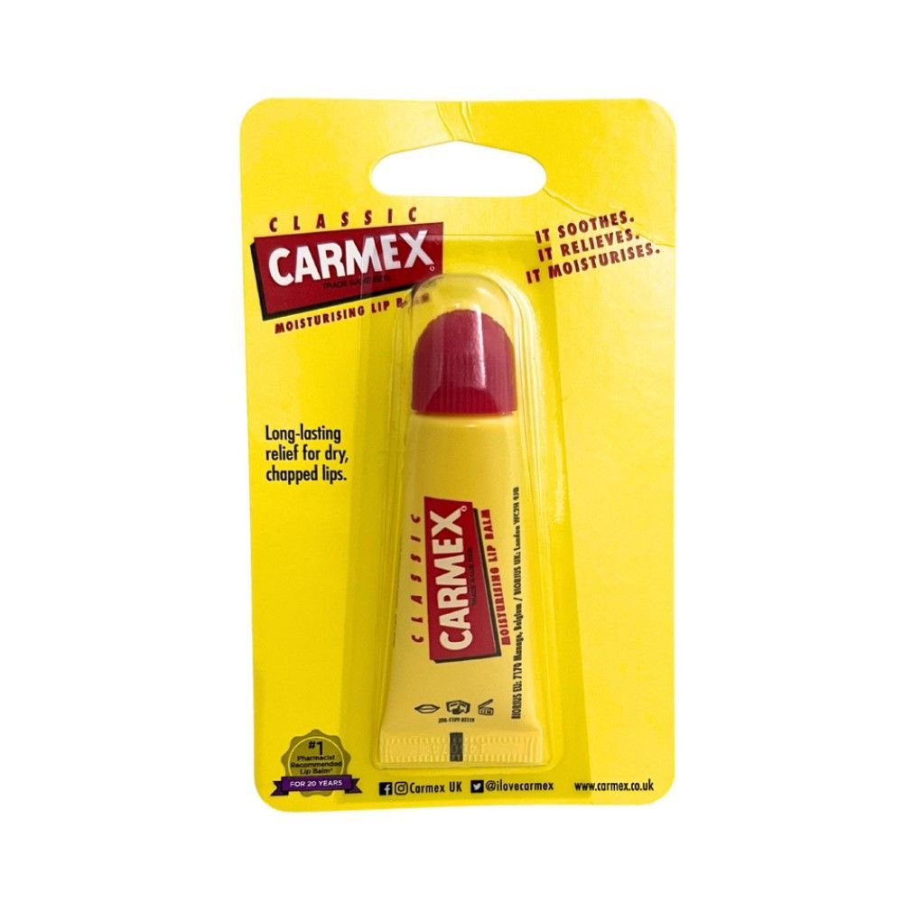 Carmex Classic Lip Balm Tube, 10g