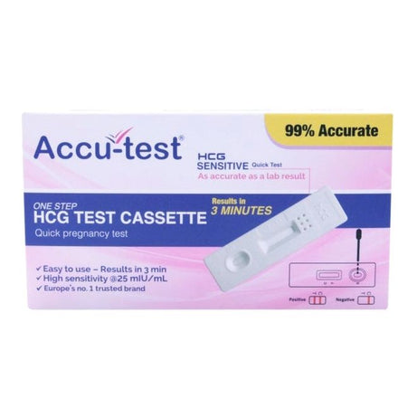 ACCURATEST HCG PREGNANCY TEST MIDSTREAM