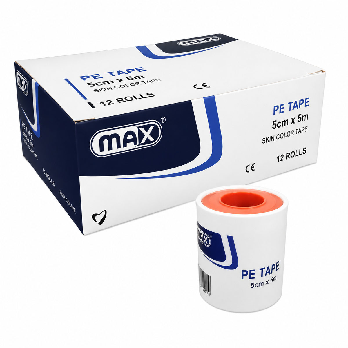 MAX TRANSPARENT PE TAPE 5CMx5Y