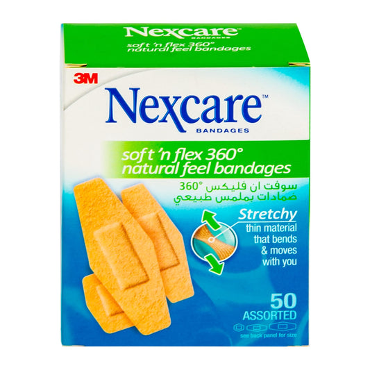 NEXCARE 2423 SOFT & FLEX COMFORT ASSTD 50S