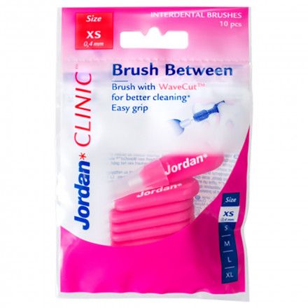 Jordan Clinic , Brush Between Size Xs 0,4Mm Wavecut 10Pcs