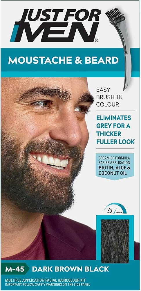 JFM BEARD COLOR DARK BROWN M-45