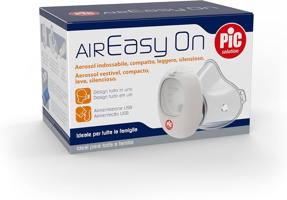 PIC AIR EASY ON PORTABLE MESH NEBULIZER