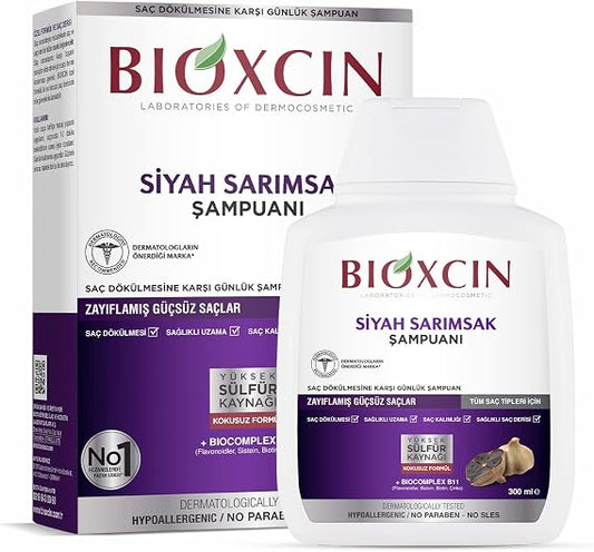 BIOXCIN BLACK GARLIC SHAMPOO 300ML