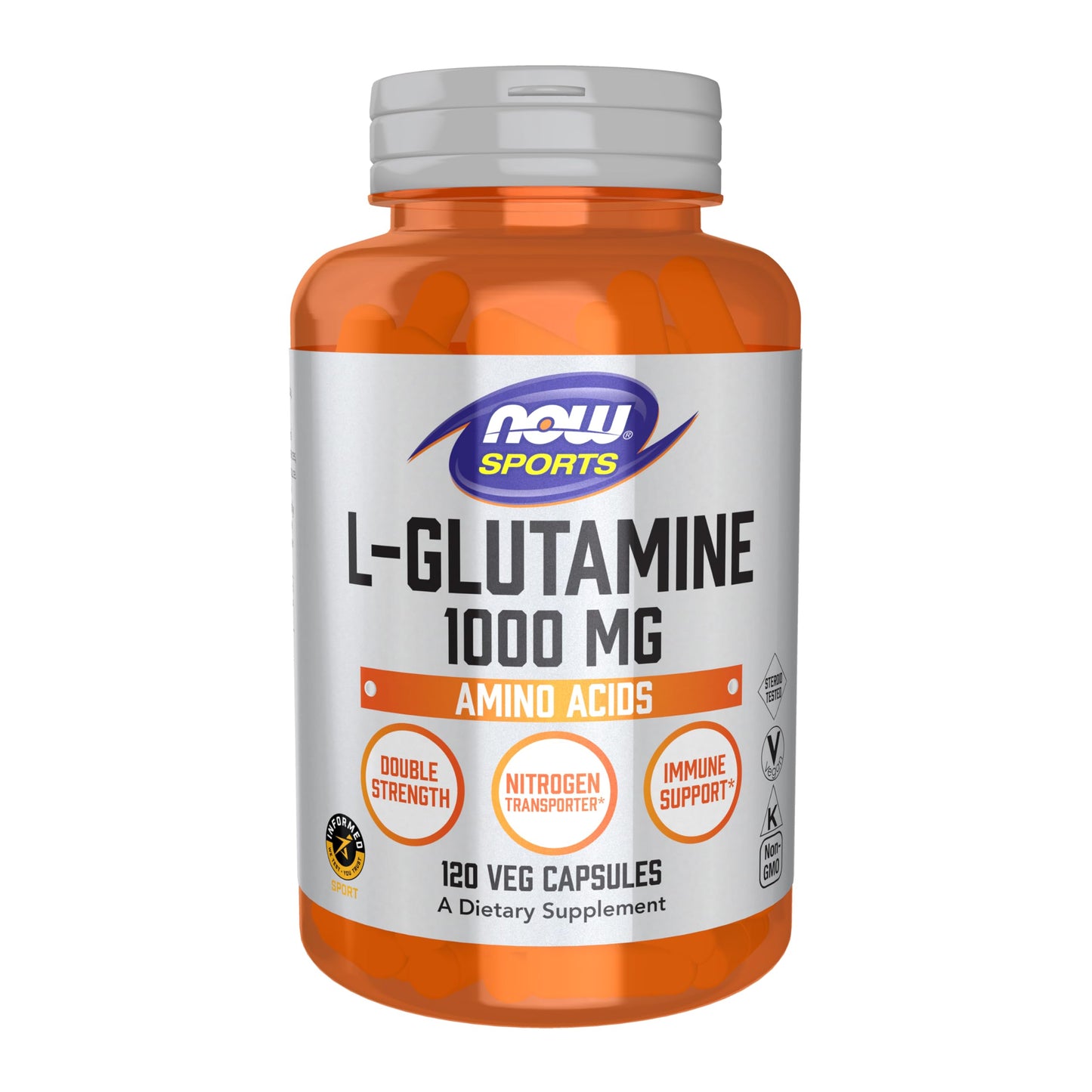 NOW L-GLUTAMINE 1000MG VCAP 120