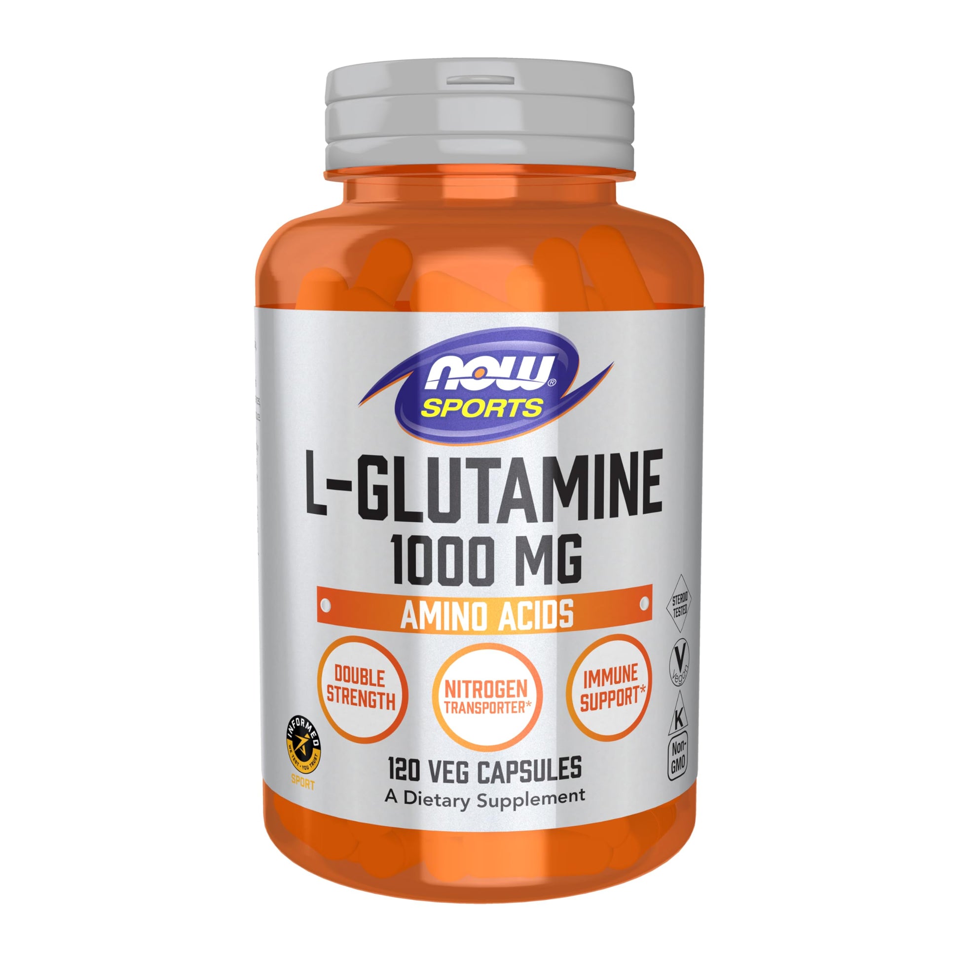 NOW L-GLUTAMINE 1000MG VCAP 120
