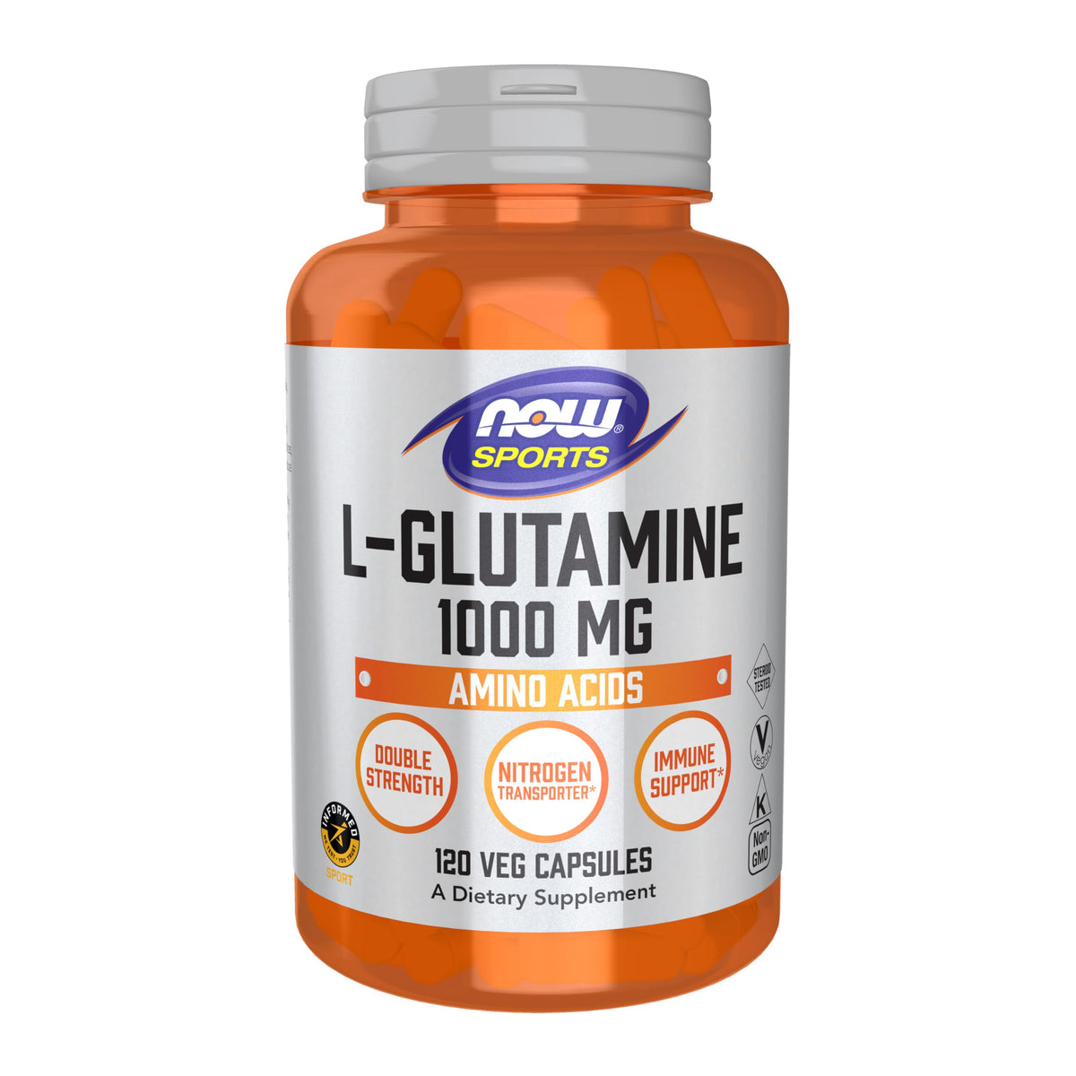 NOW L-GLUTAMINE 1000MG VCAP 120