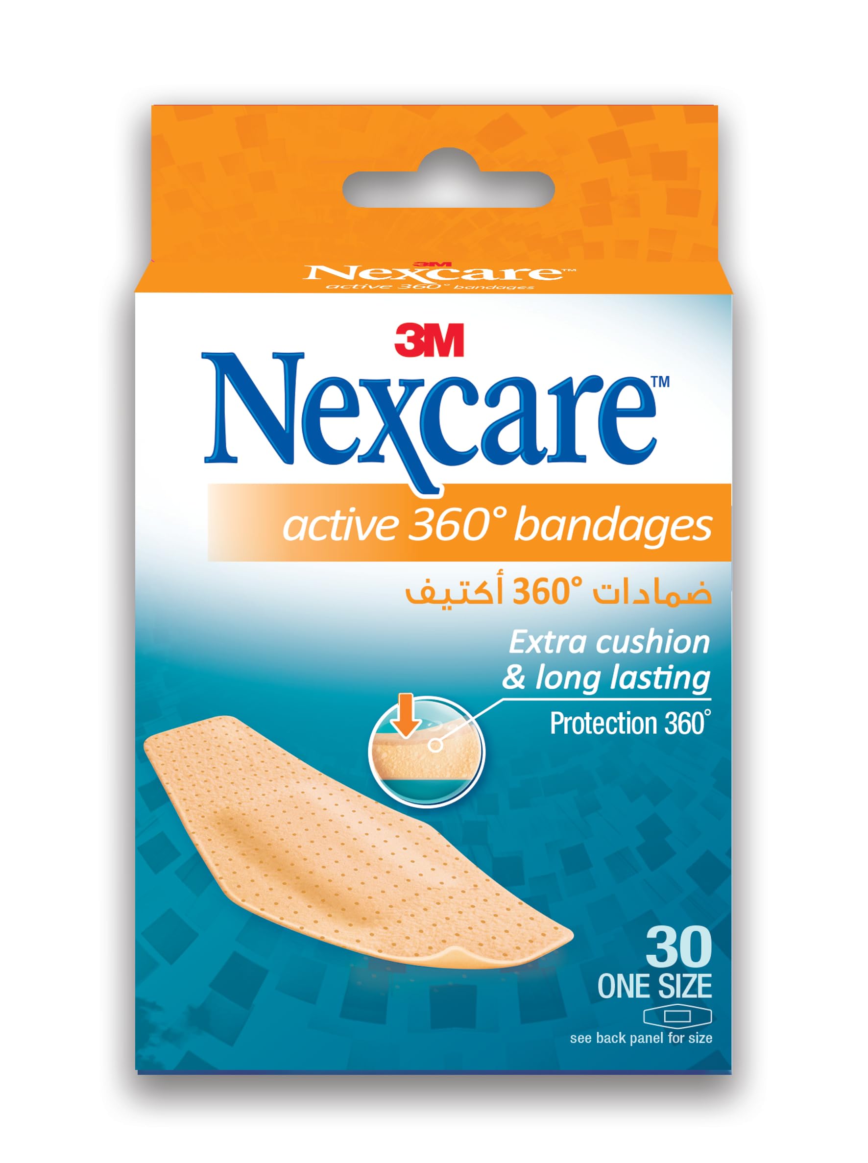 NEXCARE 572-30 ACTIVE BANDAGES 30S