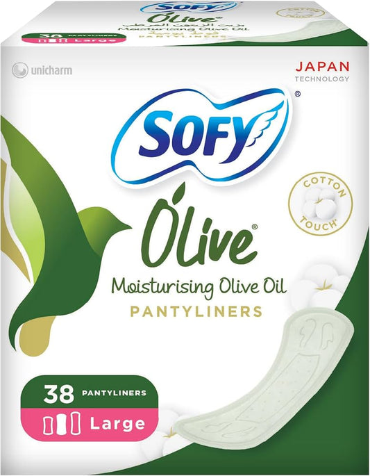 SOFY OLIVE PANTYLINER LARGE PADS 38S