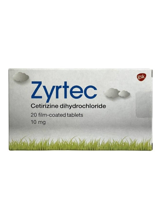 ZYRTEC TABS 10MG 20's