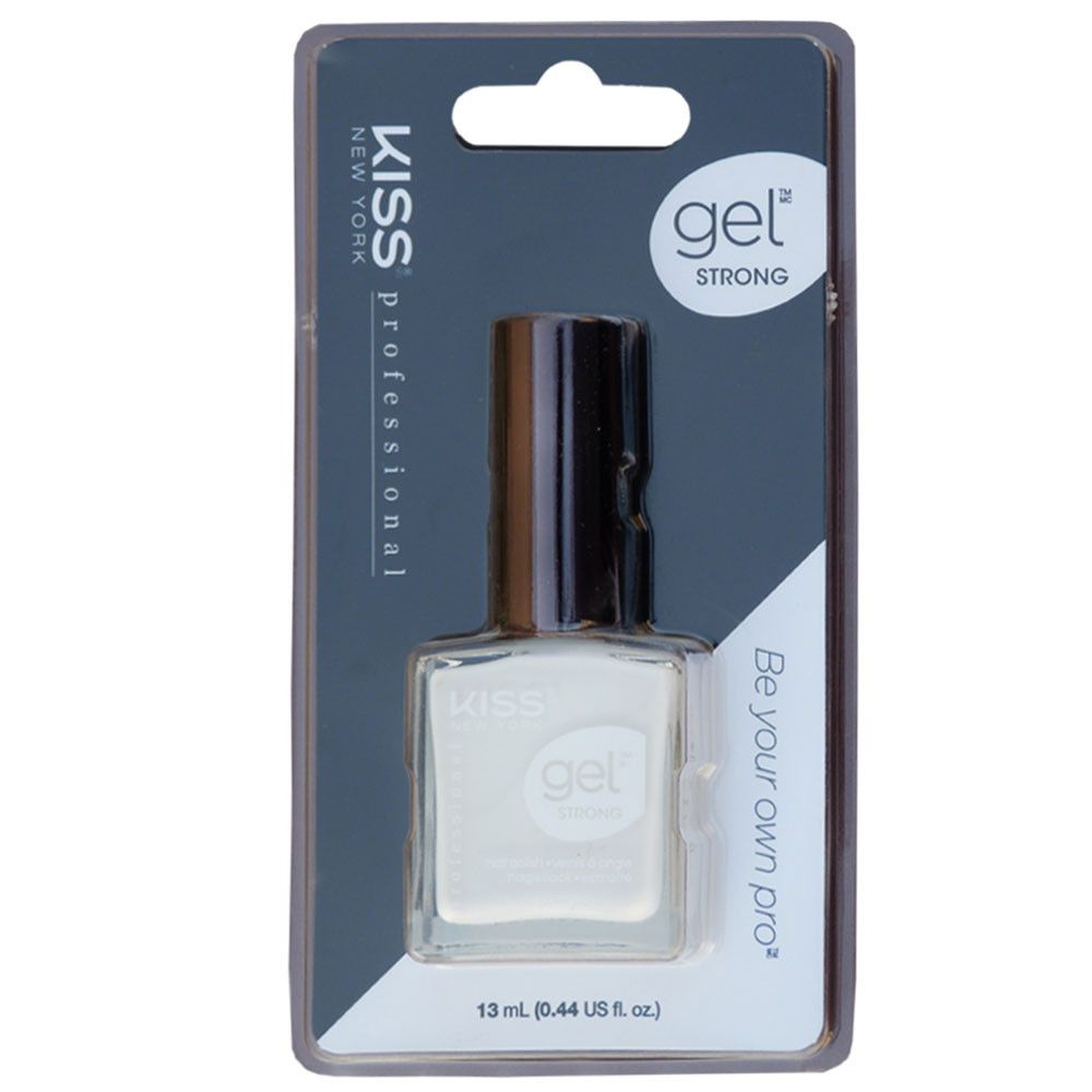 KISS GEL STRONG NAIL POLISH FRENCH WHITE KNPC032E