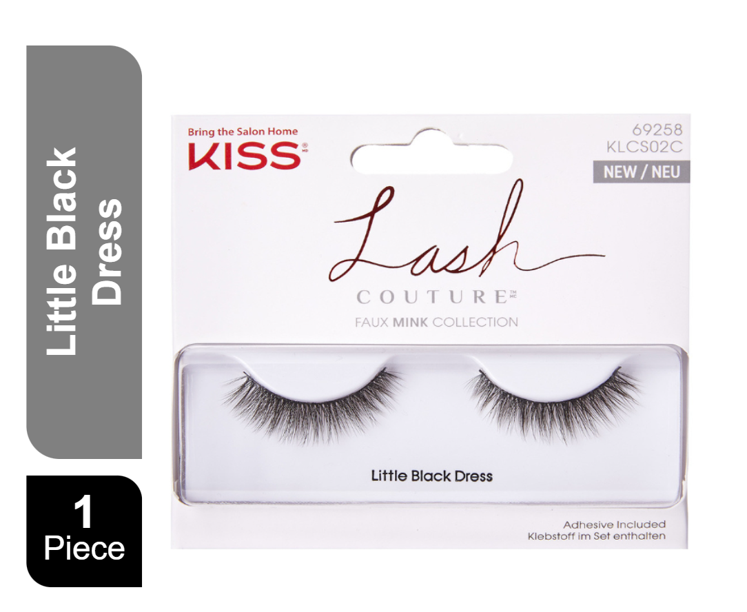KISS LASH COUTURE MINK COLLECTION BLK DRESS KLCS02C