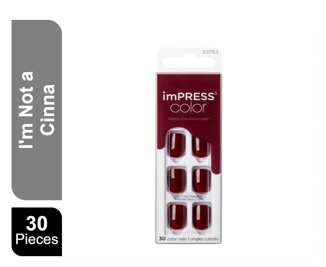 KISS IMPRESS COLOR NAILS-I'M NOT A CINNA KIMC014C