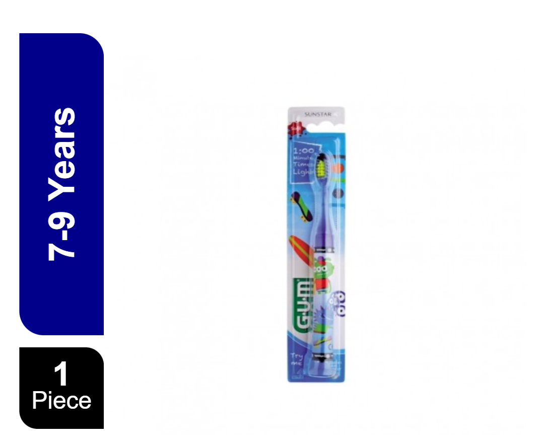 Gum Junior Toothbrush Light Up 7 - 9 Years