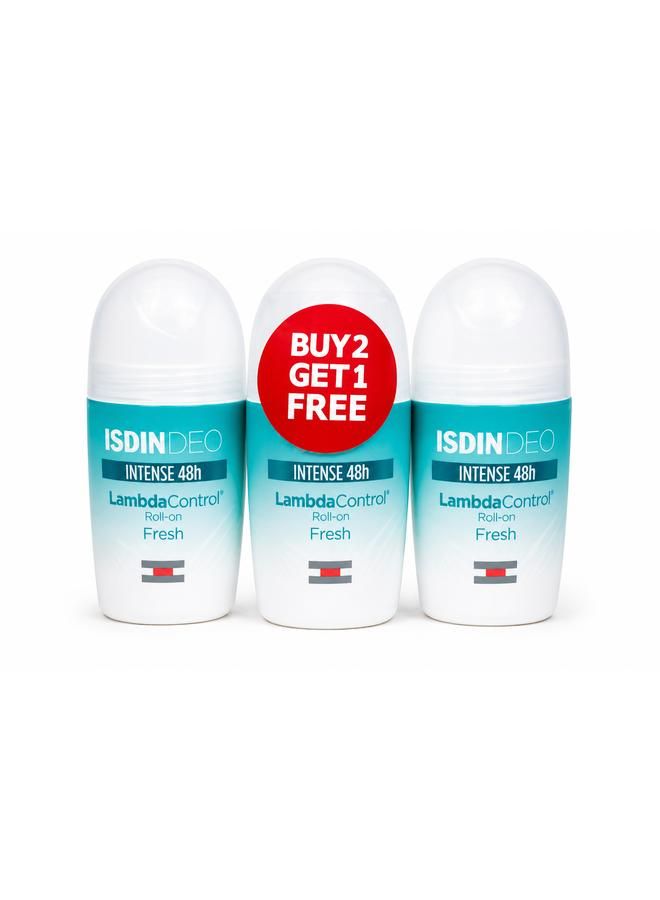 ISDIN 0203 DEO FRESH ROLL ON 50ML PROMO (2+1)