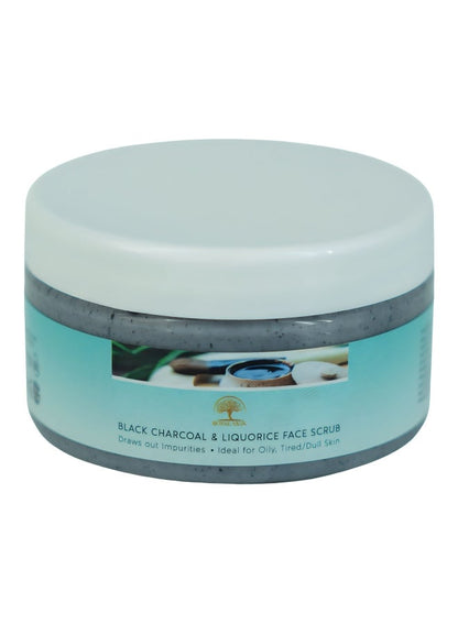 R-S BLACK CHARCOAL&LIQUORICE FACE SCRUB 100ML