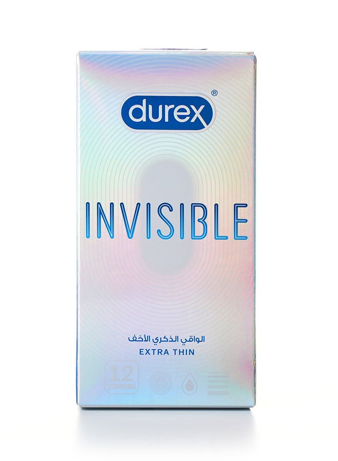 DUREX INVISIBLE EXTRA THIN CONDOM 12S