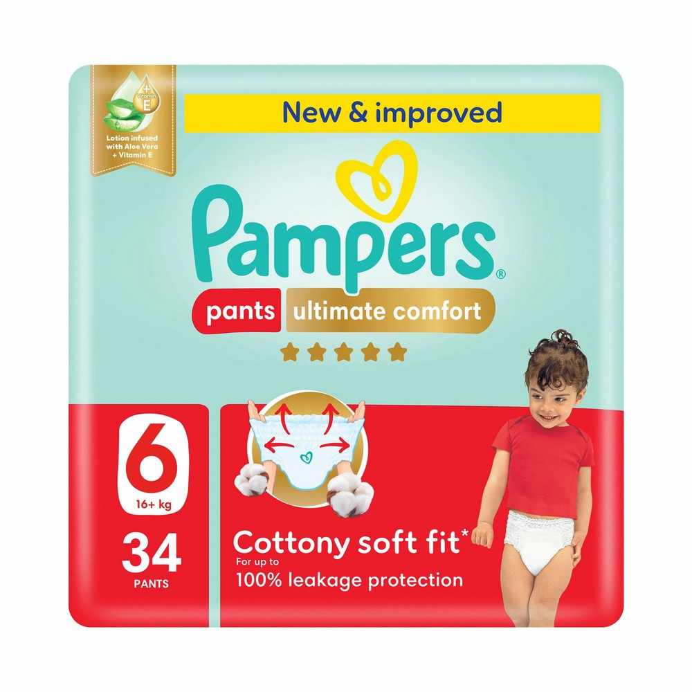 PAMPERS PANTS NO 6 34,S