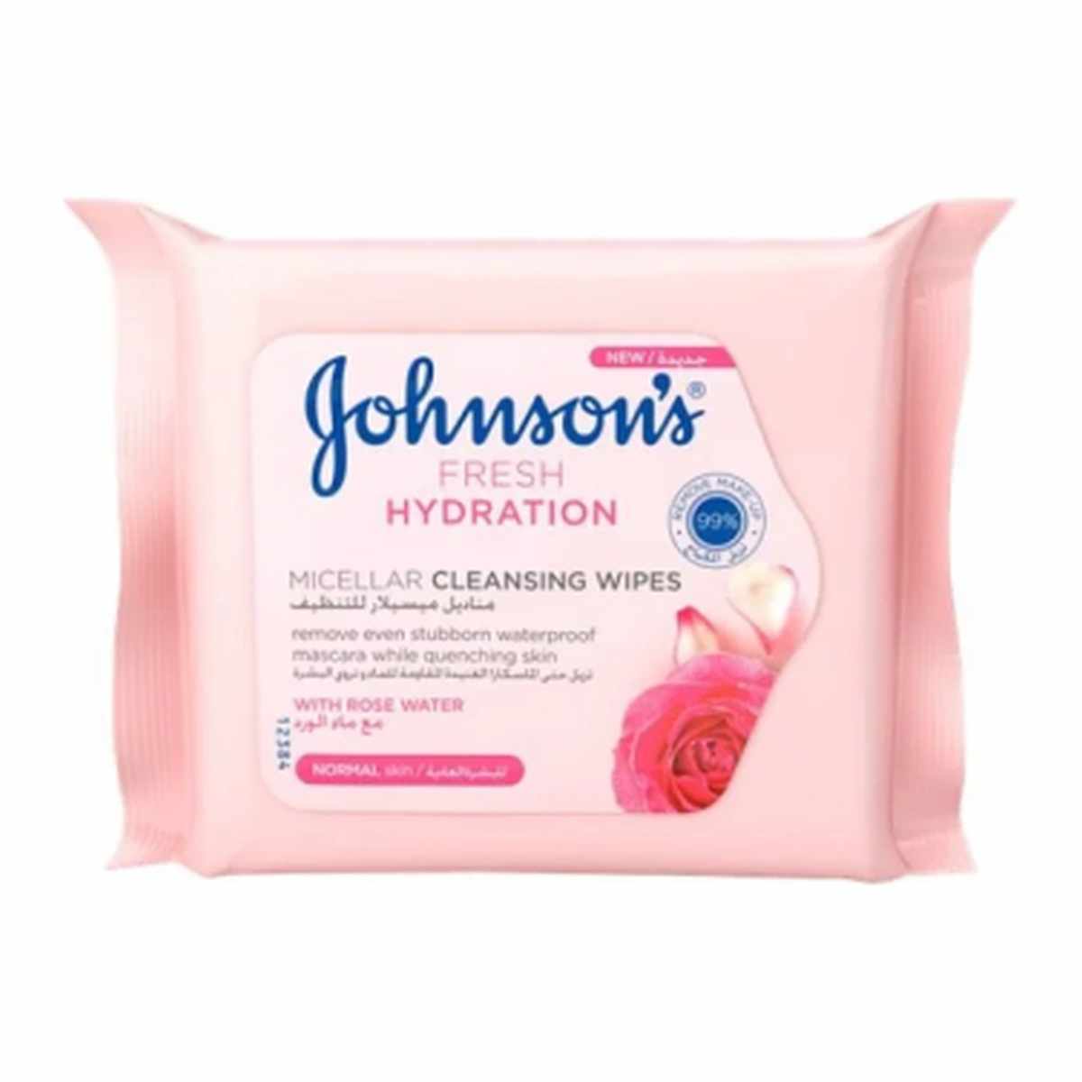 JOHNSONS 5055 FRESH HYDRA MICELLAR WIPES 25S
