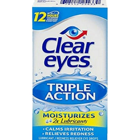 CLEAR EYES TRIPLE ACTION MOISTURIZER EYE DROP 15ML