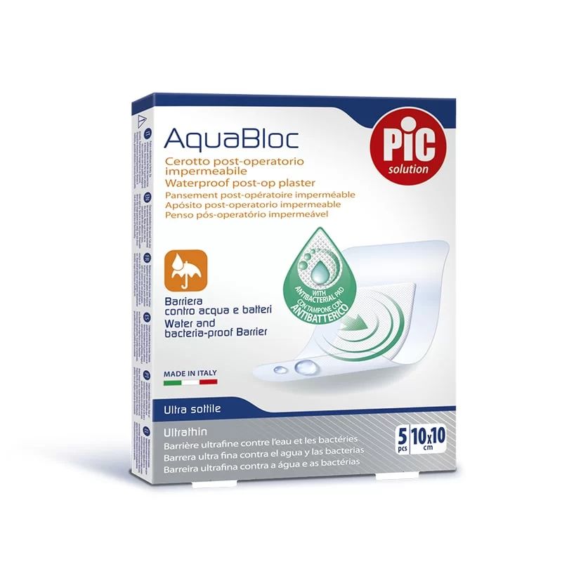 Pic Plaster Aquabloc Post-Op 10x10, 5 Pieces