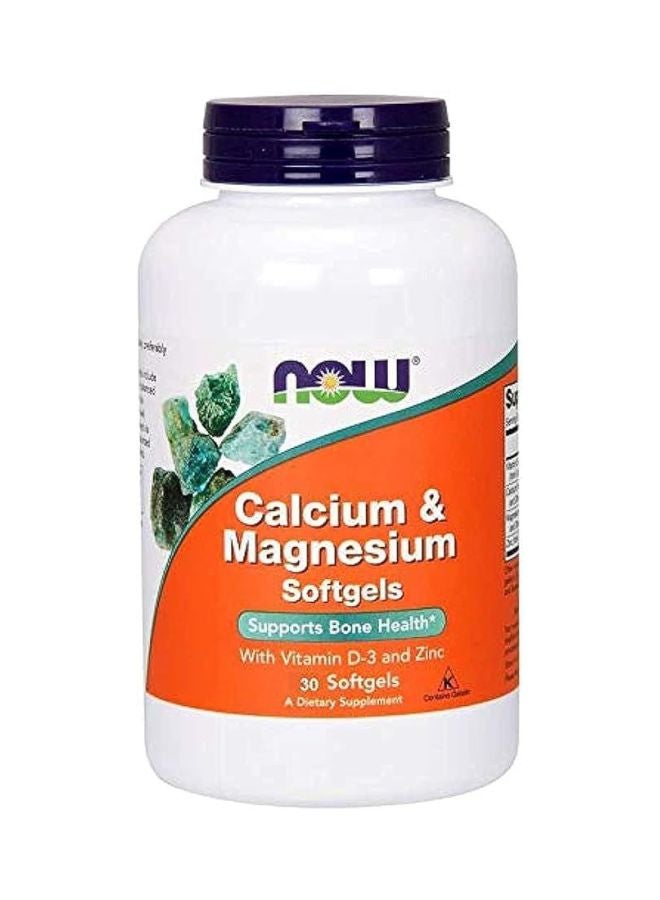 NOW CALCIUM & MAG 30 SOFTGELS
