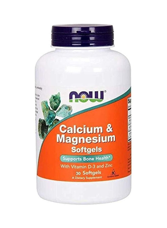 NOW CALCIUM & MAG 30 SOFTGELS