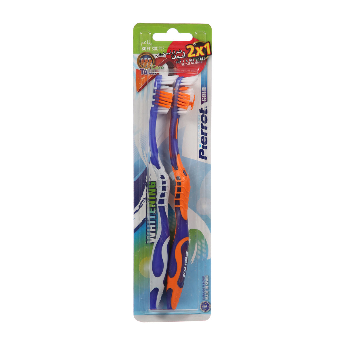 2X1 GOLD TOOTHBRUSH-SOFT