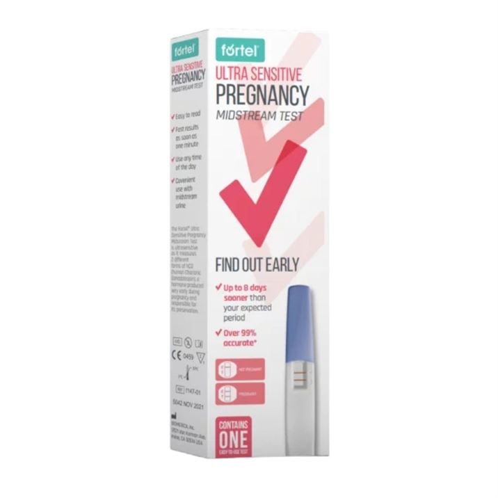 FORTEL ULTRA PREGNANCY MIDSTREAM TEST KIT 1S